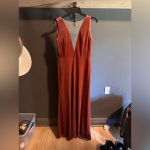 JENNY YOO COLLECTION Logan Velvet Illusion Dress